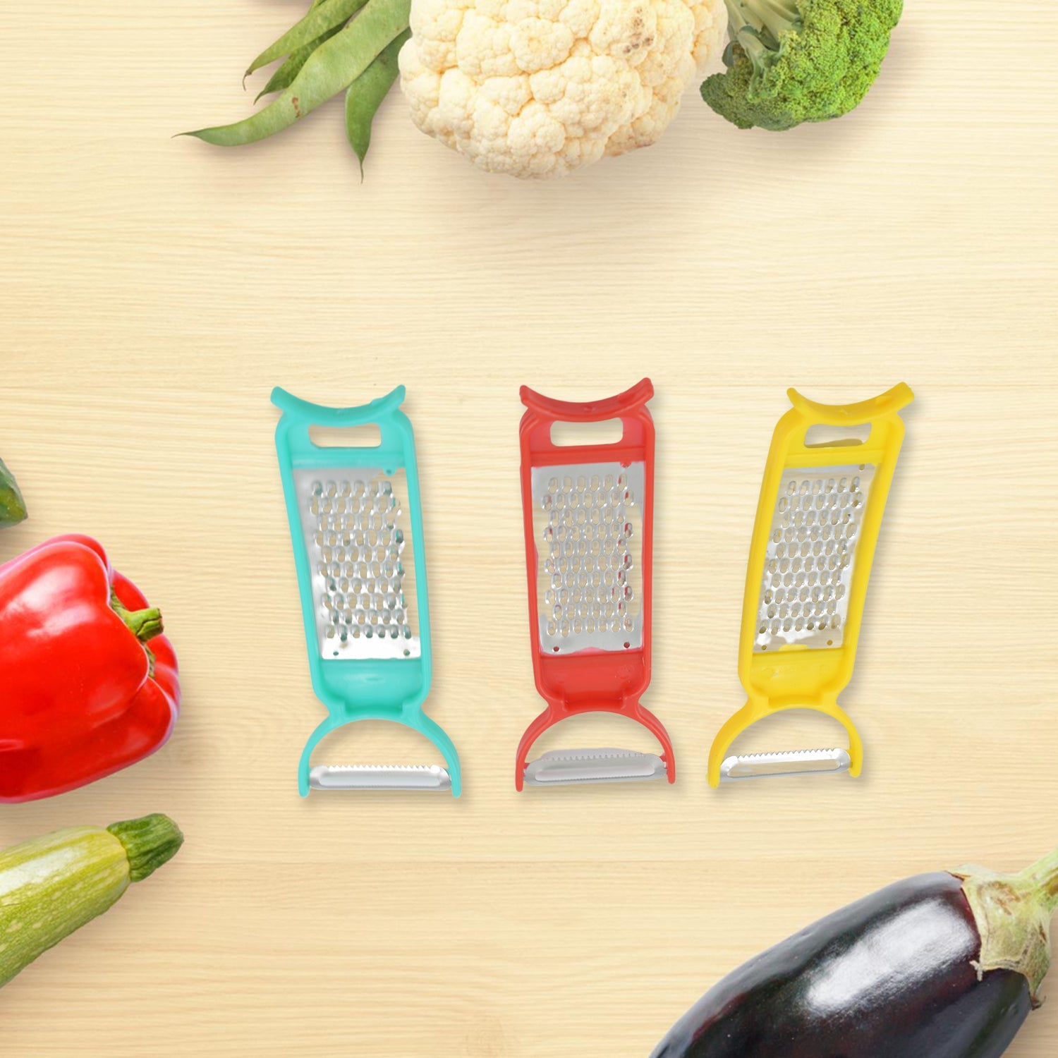 5511 Kitchen 3 in 1 Multi Purpose Vegetable Peeler Grater Cutter for Food Preparation Kitchen 3 in 1 Multi Purpose Vegetable Peeler Grater Cutter for Food Preparation (12 Pc Set) 5511 Kitchen 3 in 1 Multi Purpose Vegetable Peeler Grater Cutter for Food Preparation Kitchen 3 in 1 Multi Purpose Vegetable Peeler Grater Cutter for Food Preparation (12 Pc Set)
